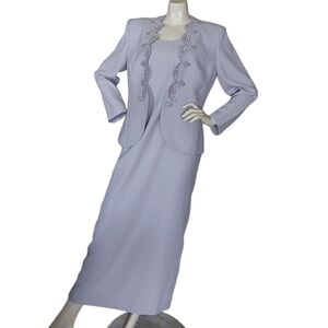 VINTAGE KAREN MILLER NEW YORK FORMAL/MOTHER OF THE BRIDE DRESS SIZE 12P